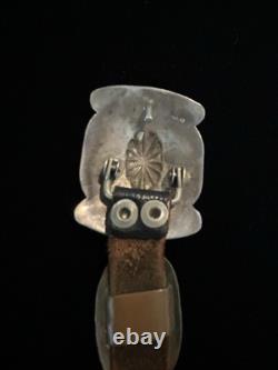 NAVAJO SECOND PHASE CONCHO BELT Early 1900's. 46 Leather COPPER SOLDERED