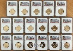 NGC MS67 2015-D Native American Sacagawea Dollar $1 Early Releases 17 Coin Lot