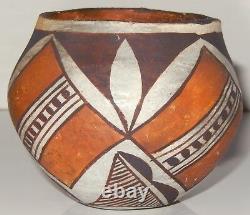 Native American Acoma Pottery Vase Pot signed New Mexico Small Early Piece