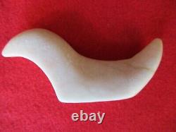 Native American Birdstone, White Quartz Carved Birdstone, Port-092307938