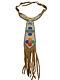 Native American Circa Early 1900's Beaded Buckskin Necklace