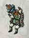 Native American Early Vintage Zuni Inlaid Sterling Zuni Rainbowman Pin Brooch