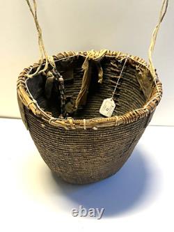 Native American Indian Antique Burden Basket 1870 to Early 1900s