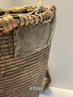 Native American Indian Antique Burden Basket 1870 to Early 1900s