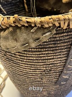 Native American Indian Antique Burden Basket 1870 to Early 1900s