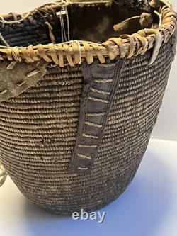 Native American Indian Antique Burden Basket 1870 to Early 1900s