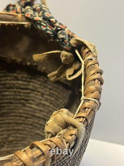 Native American Indian Antique Burden Basket 1870 to Early 1900s