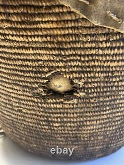 Native American Indian Antique Burden Basket 1870 to Early 1900s Native American Indian Antique Burden Basket 1870 to Early 1900s