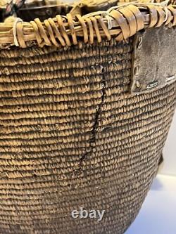 Native American Indian Antique Burden Basket 1870 to Early 1900s Native American Indian Antique Burden Basket 1870 to Early 1900s