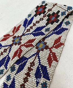 Native American Indian Beaded Sash Belt EARLY