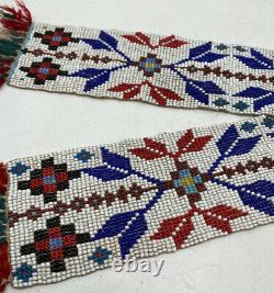 Native American Indian Beaded Sash Belt EARLY