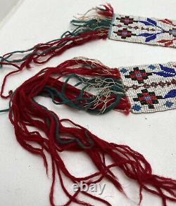 Native American Indian Beaded Sash Belt EARLY