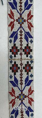 Native American Indian Beaded Sash Belt EARLY