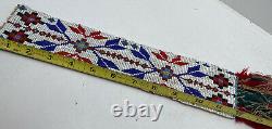 Native American Indian Beaded Sash Belt EARLY