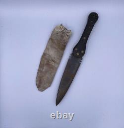 Native American Indian Dag knife, I&H Sorby Circa Early 19th Century