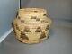 Native American Indian Grass Hand Woven Basket Early 20th Century