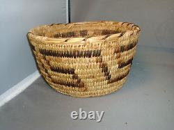Native American Indian Grass Hand Woven Basket Early 20th century