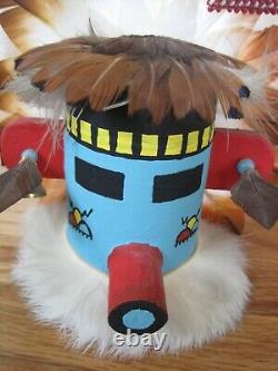 Native American Kachina Doll UNMASKED EARLY DRONNING By BAKABI 17