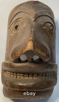 Native American Late 19th to Early 20th Century Nootka Mask