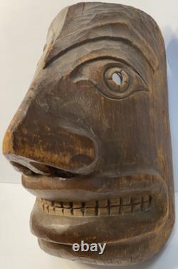 Native American Late 19th to Early 20th Century Nootka Mask