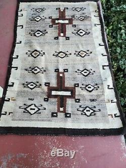 Native American, Navajo Saddle Blanket Early 20th Century