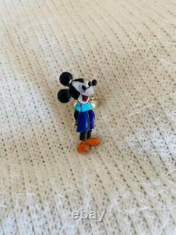 Native American Rare Zuni Veronica Poblano Signed Disney Mickey Mouse Sz 7 Ring