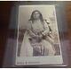Native American Cabinet Card Geronimos Wife Early Morning Apache Indian Rare