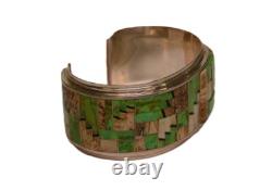 Navajo Channel Inlay by Melvin Francis Early 21st Century Channel Inlay