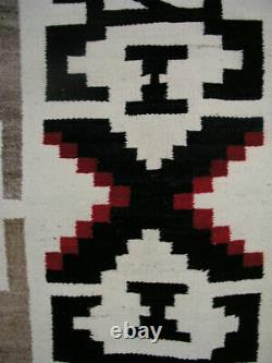 Navajo Crystal Storm Rug, J. B. Moore, Early 1900's. Great Condition