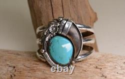 Navajo Sterling Silver Cuff Bracelet Early 21st Century