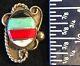 Navajo Style Sterling Ring With Turquoise & Other Stones (size6.25/5.46g) T196