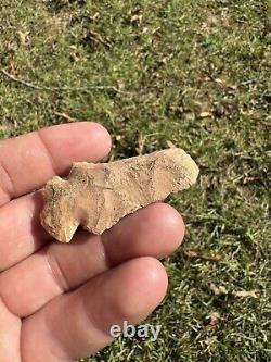 Nice Ancient Authentic Dovetail Blunt Hafted Scraper Arrowhead From Mississippi