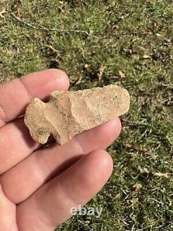 Nice Ancient Authentic Dovetail Blunt Hafted Scraper Arrowhead From Mississippi