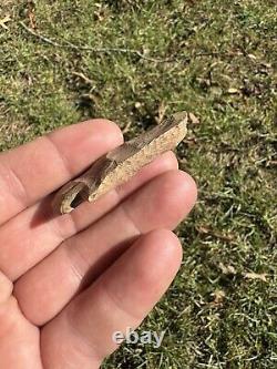 Nice Ancient Authentic Dovetail Blunt Hafted Scraper Arrowhead From Mississippi