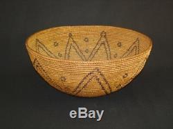 Nice, Early and Large Washoe basket, Native American Indian, c1920