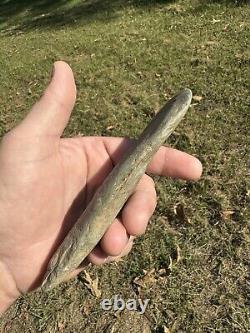 Nice Large Ancient Authentic Greenstone Celt From East Tennessee