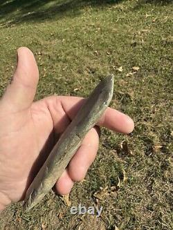 Nice Large Ancient Authentic Greenstone Celt From East Tennessee