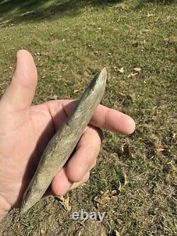 Nice Large Ancient Authentic Greenstone Celt From East Tennessee