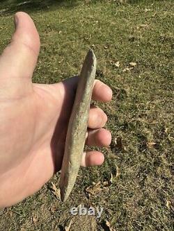 Nice Large Ancient Authentic Greenstone Celt From East Tennessee