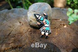 No Reserve! Early Zuni Rainbow Man Pin. Homer, Vacit. Poblano