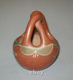 Old Antique Vtg Early 20th C Miniature Native American Indian Pueblo Pottery Pot