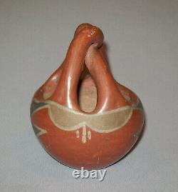 Old Antique Vtg Early 20th C Miniature Native American Indian Pueblo Pottery Pot