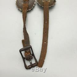 Old! Late First Phase to Early Second Phase, Coin Silver (Ingot) Concho Belt