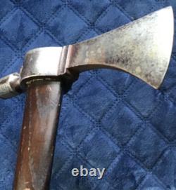 Old NATIVE AMERICAN AUTHENTIC Early ANTIQUE TOMAHAWK Pipe Head Un-Drilled Handle