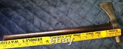 Old NATIVE AMERICAN AUTHENTIC Early ANTIQUE TOMAHAWK Pipe Head Un-Drilled Handle