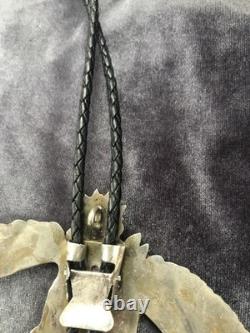 Old Vintage Zuni Eagle Dancer Early 50's 60's Turquoise Shell Inlay Unsigned