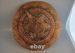 Old Vtg Native American Indian Navajo Handwoven Wedding Basket Ute Early 13