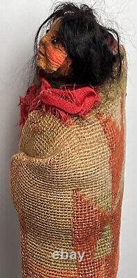 Original 9 Early Mary Francis Woods Native American Doll Indian Woman+ Papoose