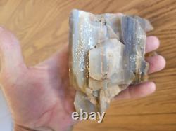 Petrified Wood Anvil Native American Stone Effigy Rock Art, Artifacts, Tools