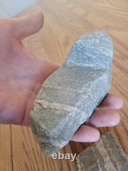 Pink & Gray Granite Native American Stone Effigy Rock Art, Artifacts, Tools